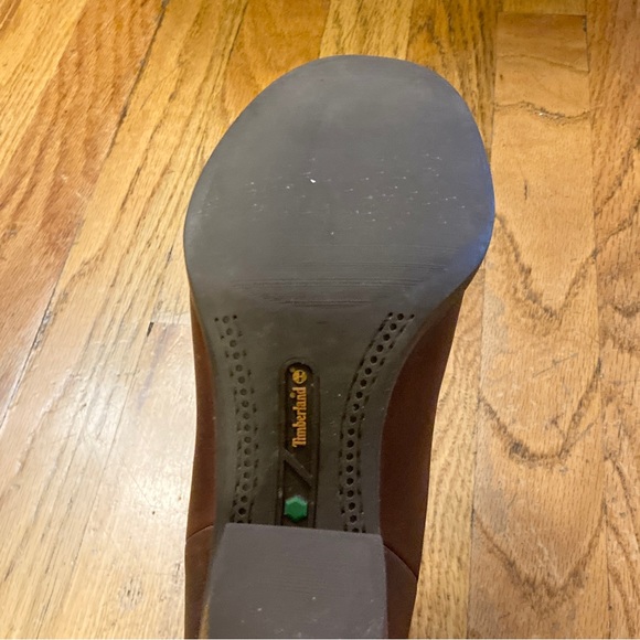 Timberland Atlantic Heights Leather Slip On Heeled Chelsea Booties - Picture 10 of 13